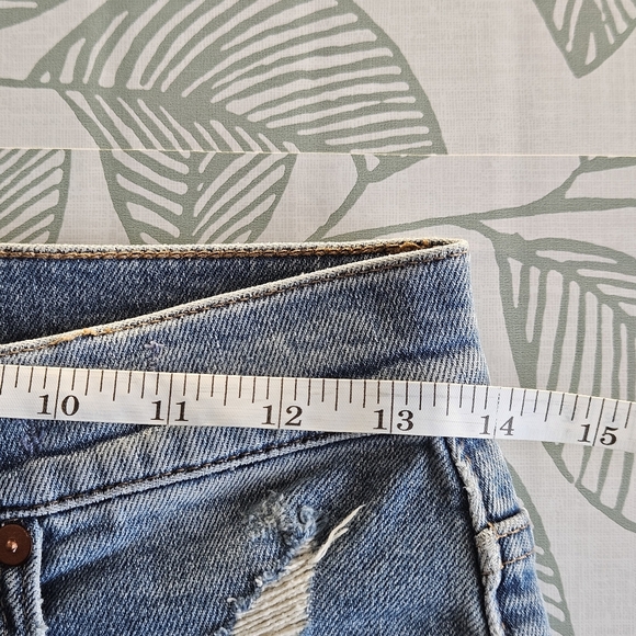 Madewell The Perfect Vintage Jeans Blue Distressed Jeans, Size 25 - Picture 8 of 8